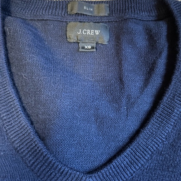 J Crew v-neck cotton sweater (x-small slim) - Picture 2 of 4